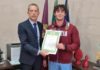 Latina, il Questore Gargiulo premia il campione del mondo di canoa Gabriele Casadei