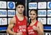 Double della Boxe Latina, festa per i fratelli Aurora e Mattia Turrin, campioni italiani
