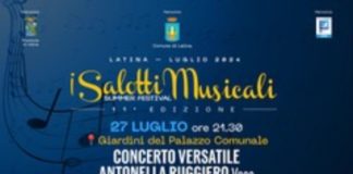Latina, salotti musicali: sabato il concerto di Antonella Ruggiero