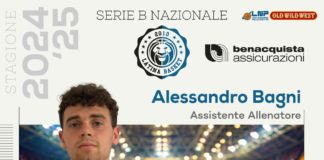 Benacquista Latina, Alessandro Bagni è un nuovo Assistant Coach dei pontini