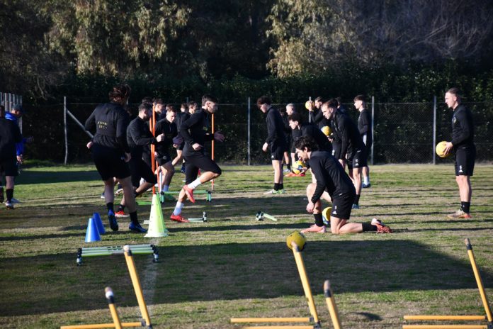 Latina Calcio allenamento