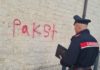 Priverno, imbratta il muro della chiesa di Sant’Antonio: pakistano denunciato