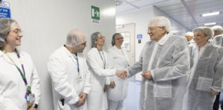 Il Presidente della Repubblica Mattarella in visita alla Bsp