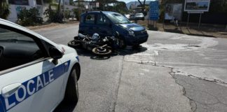 Scontro tra moto e auto a San Felice Circeo, centauro in codice rosso
