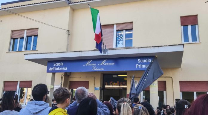 Scuola Mazzeo - Borgo Flora - scoprimento