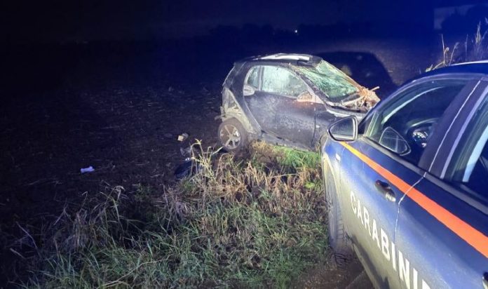 AUTO INSEGUITA INCIDENTATA