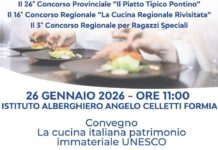 Formia accende i fornelli: il 26 gennaio torna il Piatto Tipico Pontino