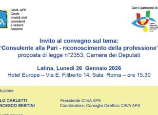 Latina, Consulente alla Pari: un passo verso una nuova professione