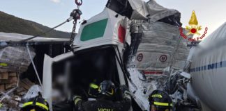 Frontale tra due camion sulla Monti Lepini a Priverno, muore un uomo di Alatri