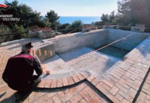 Circeo, piscina abusiva posta sotto sequestro