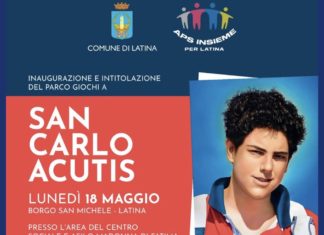 Borgo San Michele, il nuovo parco giochi intitolato a San Carlo Acutis