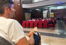 Cisterna, Lanza incontra gli studenti: “Lo sport si fa con sacrificio”