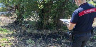 Minturno, sterpaglie bruciate vicino alle case: scatta la sanzione