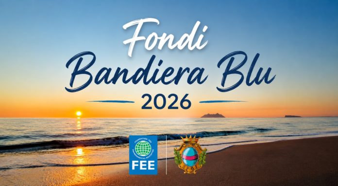 bandiera blu grafica orizzontale