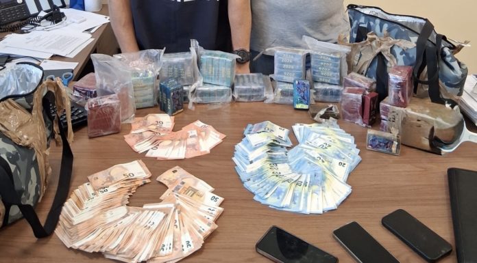 Gaeta, arrestata una coppia di spacciatori: sequestrati oltre 9 chili di hashish