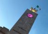Latina illumina la Torre civica di viola per la Sclerosi Sistemica