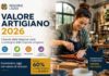 “Valore Artigiano 2026” sostenere le imprese artigiane con il Fondo Perduto della Regione Lazio
