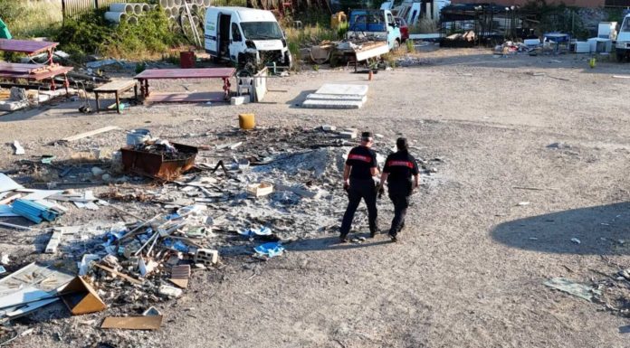 Sgomberata una baraccopoli a Terracina