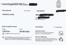 Latina, morto a gennaio: 7 euro di Tari agli eredi