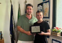 Latina, premiato il giovane talento Gianmarco Berdowski