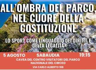 Sabaudia, lo sport racconta la Costituzione al Parco del Circeo