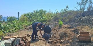 Incendio boschivo a Gaeta: rogo partito da un braciere per conserve