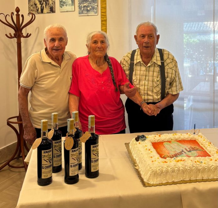 020 sono tre novantenni-DaSx-Benito Mastracci_Graziella Nunziata (vedova Sannino)_Luigi Cucchiaaro