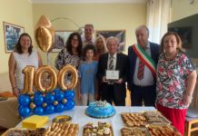 Latina, Erasmo Cifra compie 100 anni: gli auguri dell’amministrazione