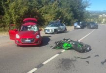 Incidente sulla via Anticolana: un 22enne di Latina in codice rosso