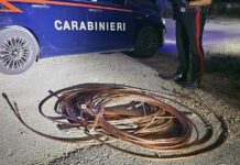 Sorpresi a rubare rame a Sezze Scalo, arrestati