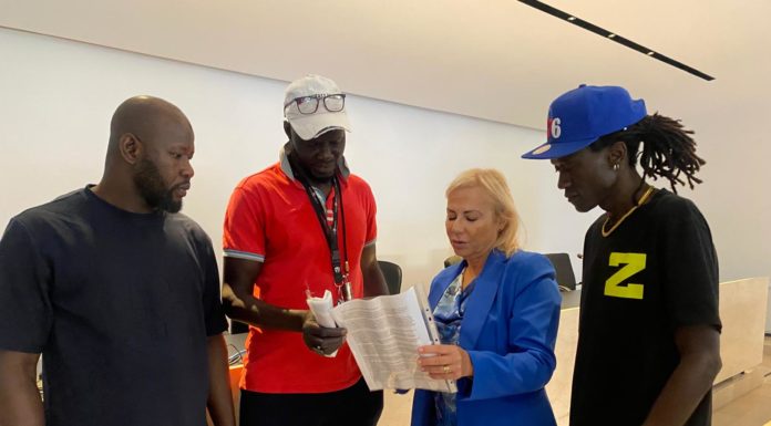 Omicidio Dibba, la Celentano incontra la comunità gambiana:”Vicini al vostro dolore”