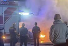 Latina, auto esplode nel quartiere Isonzo: sveglia di paura