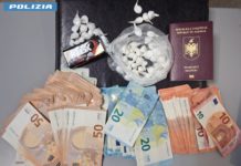 Sorpreso con la cocaina aggredisce gli agenti: arrestato a Gaeta
