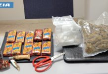 Gaeta, arrestato 36enne con quasi due chili di droga