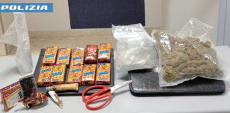 Gaeta, arrestato 36enne con quasi due chili di droga