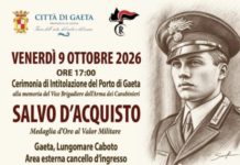 Gaeta, il porto intitolato a Salvo D’Acquisto: venerdì la cerimonia