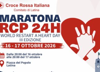 Maratona RCP 24H a Latina: 24 ore per imparare a salvare una vita
